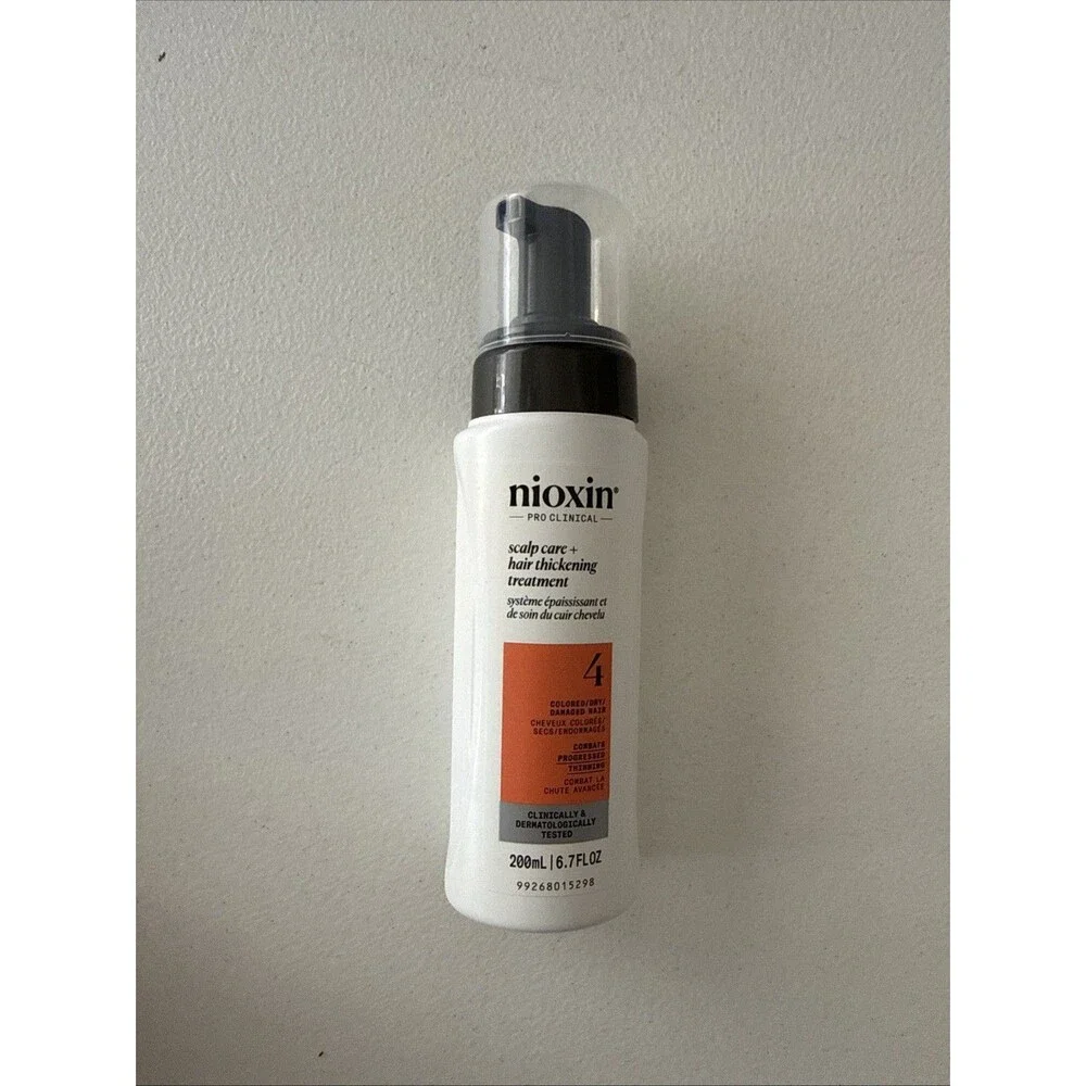 Nioxin System 4 Scalp Care + Hair Thickening Leave-In Treatment Colored 6.8oz